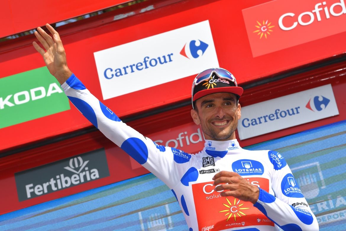 Luis Angel Mate kept hold of his leader's jersey