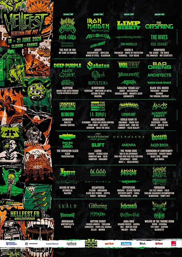 Hellfest 2026 poster