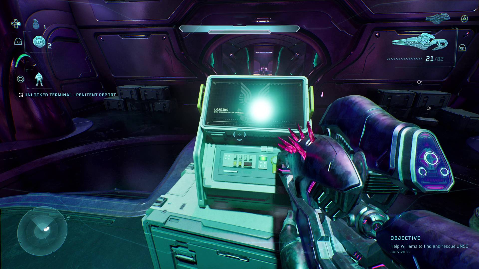 Halo Campaign Evolved Terminal console