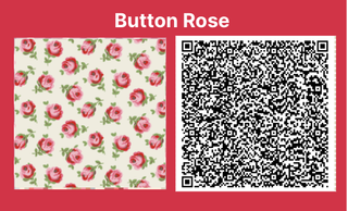 Animal Crossing: Button Rose QR code