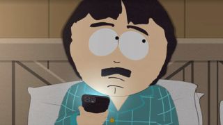 Randy talking to an AI bot in South Park. 