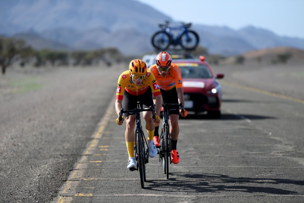 The early break on stage 1 of the Saudi Tour