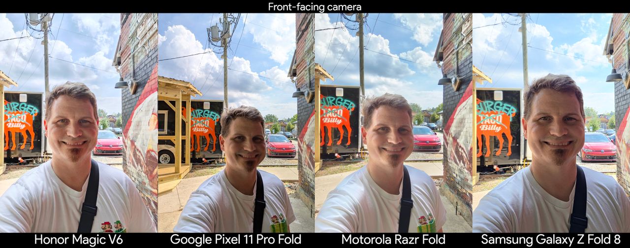 Comparing the Google Pixel 11 Pro Fold's cameras to the Samsung Galaxy Z Fold 8, Honor Magic V6, and Motorola Razr Fold