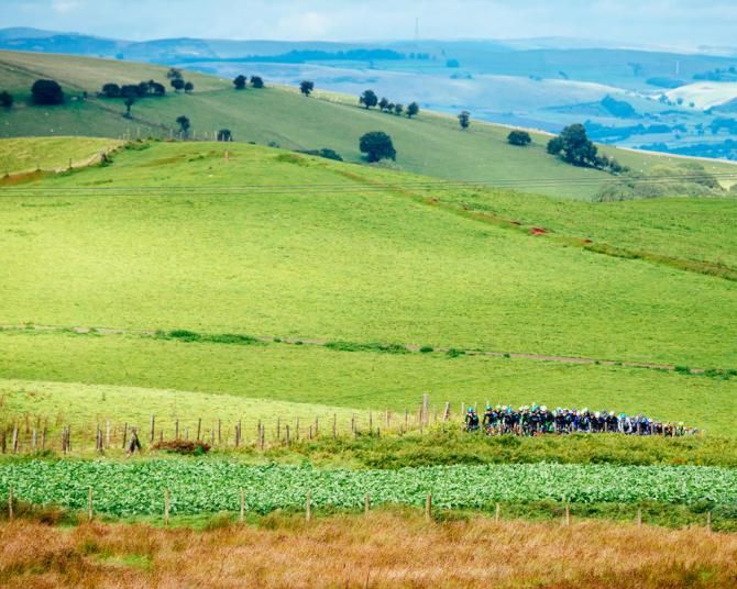 It was a familiar sight during this year's Tour of Britain: Sky, Sky, and more Sky&hellip;with a gorgeous backdrop.