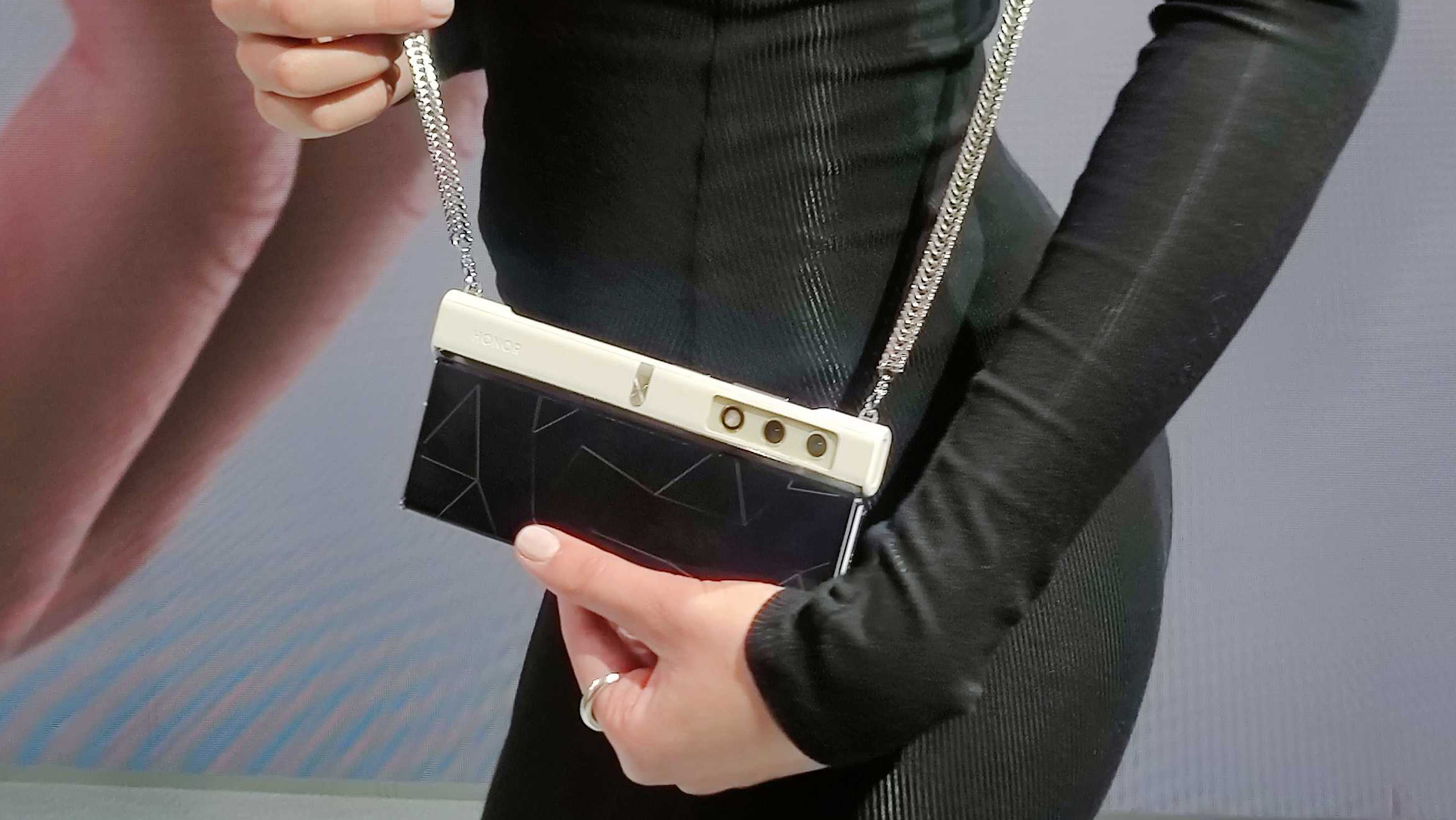 Phone or bag? Honor V Purse folding smartphone is both. It may be