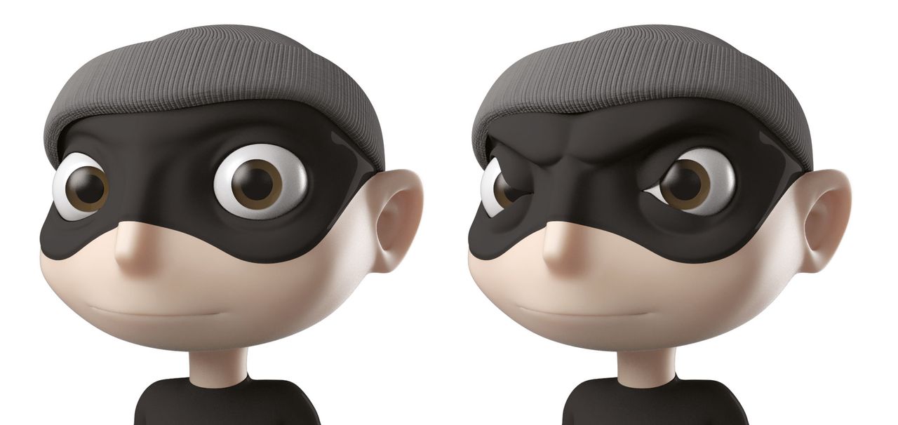 Wide-eyed suprise or a squinting frown - eyelids are key