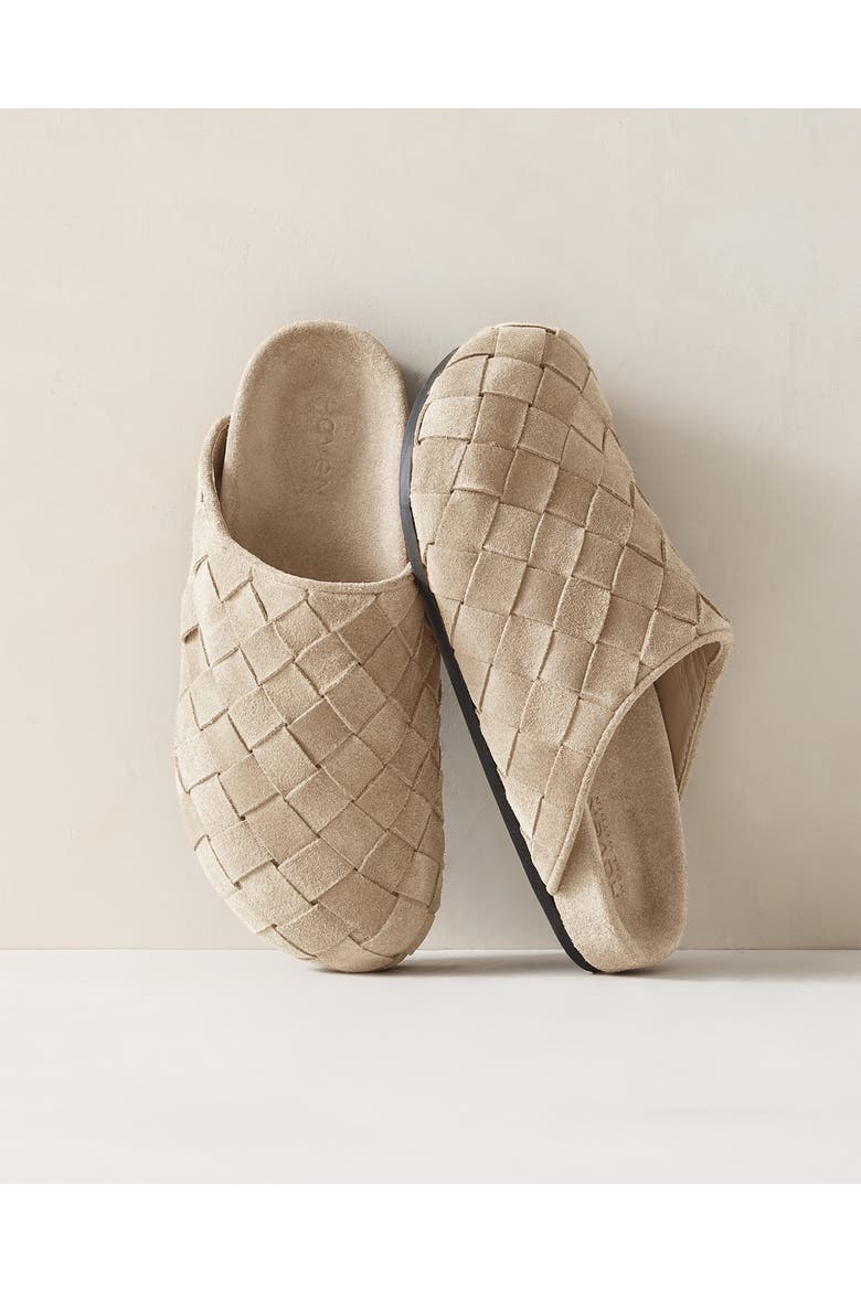 Woven Suede Clogs