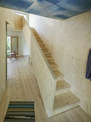 An angular staircase