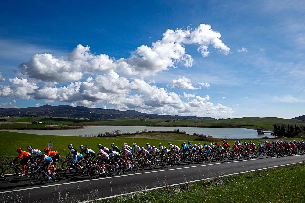 Scenery along the route of stage 2 at Tirreno-Adriatico