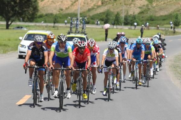 With 20km to go the attacks were just about to begin.