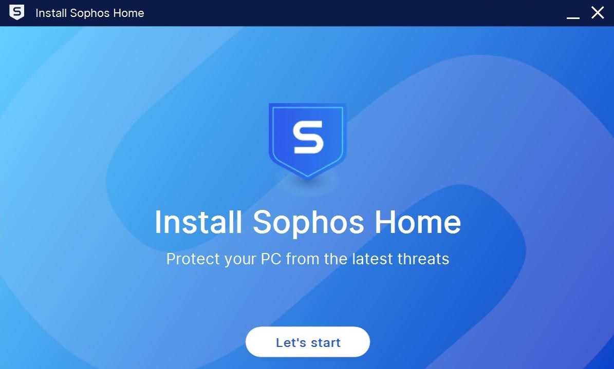 Sophos Home Premium installation process