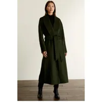 Jaeger Pure Wool Longline Wrap Coat, $455(£399) | Marks &amp; Spencer