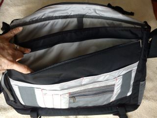 Compartment #3 and its external pockets.