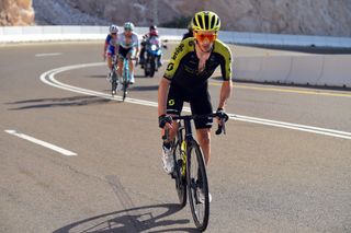 Adam Yates won stage 3 of the UAE Tour atop Jebel Hafeet