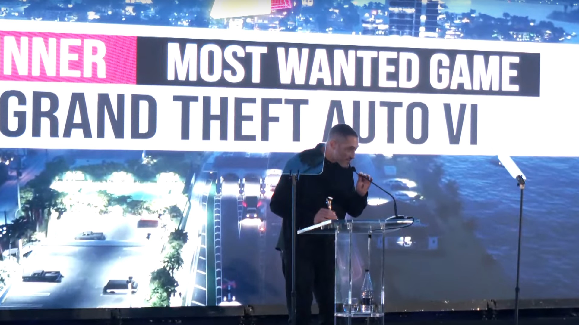 Rockstar teases ‘absolutely mind-blowing things’ in the works as Grand Theft Auto 6 wins Most Wanted Game at the Golden Joystick Awards