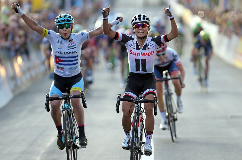 First big win of 2017 for Coryn Rivera (Team Sunweb)