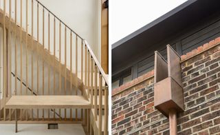 staircase and roof views of groves natcheva-renovated art deco house in hampstead