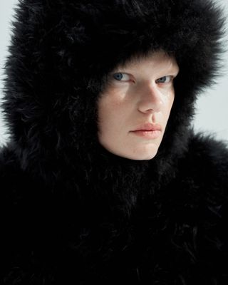 Model Kelly Mittendorf wears A/W 2024 womenswear collections