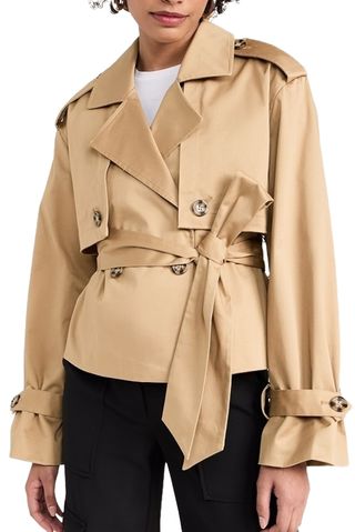 Favorite Daughter the Cropped Charles Trench Coat