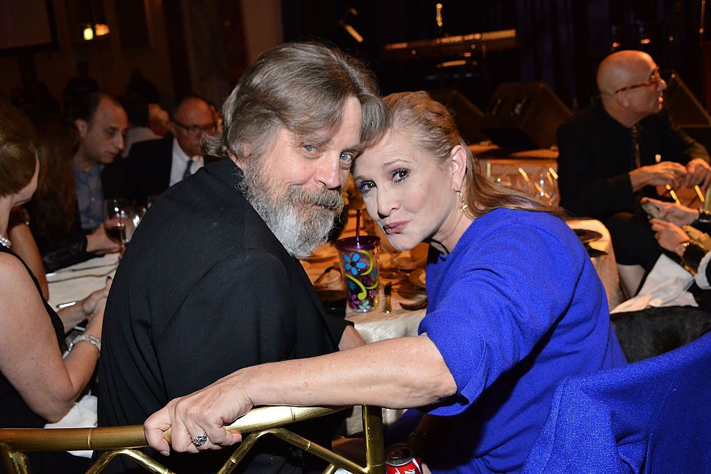 Mark Hamill and Carrie Fisher.