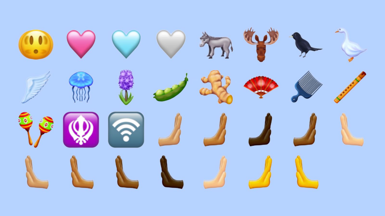 New emojis in iOS 16.4