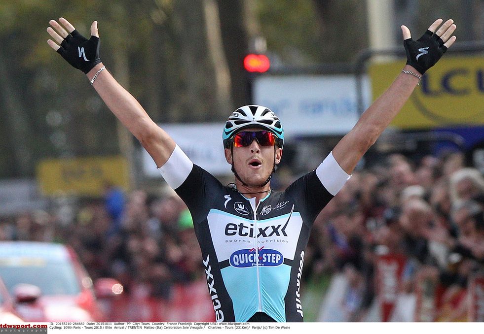 Matteo Trentin (Etixx Quickstep) wins Paris Tours 2015