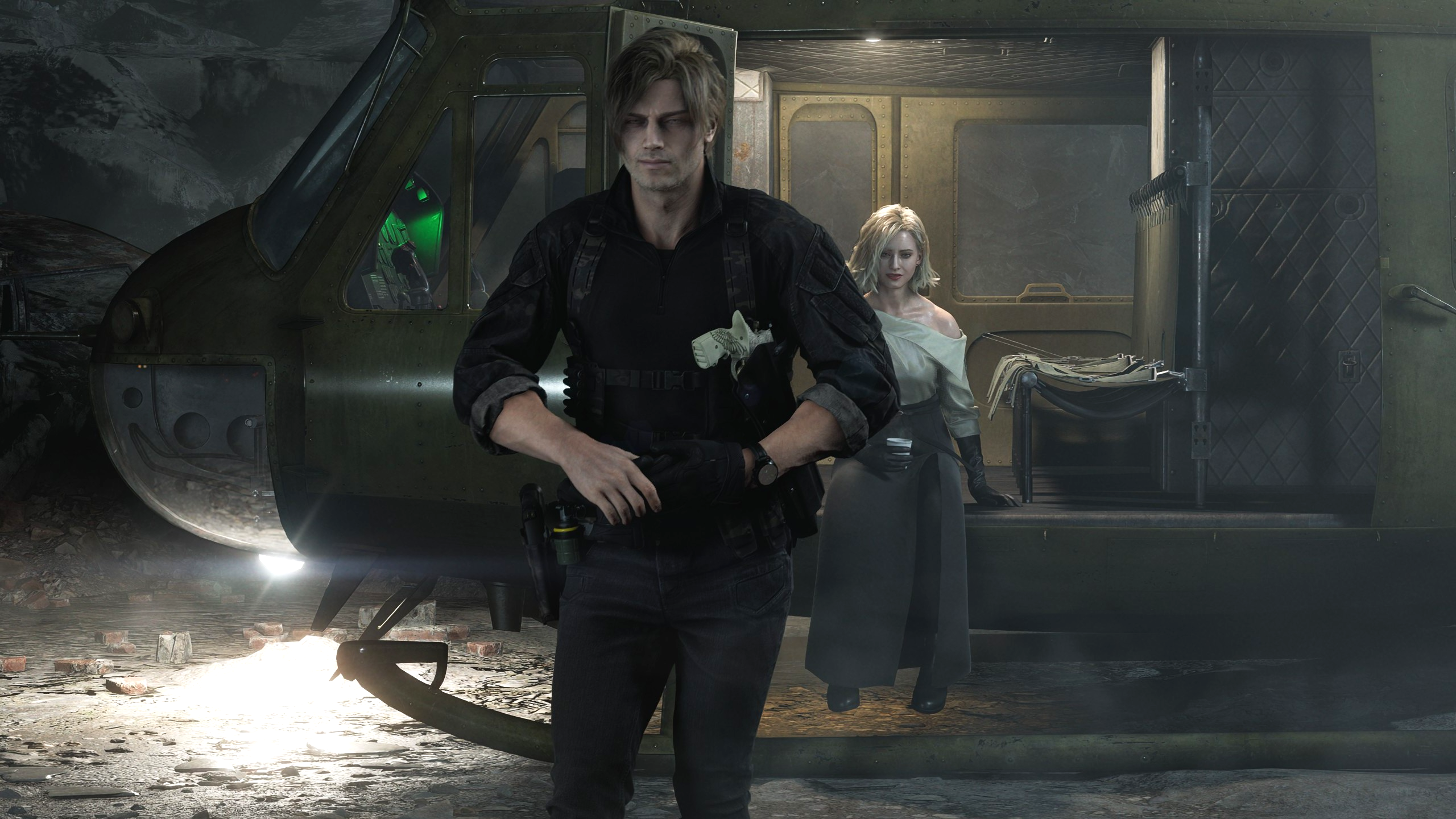 Leon puts ring on at the end of Requiem