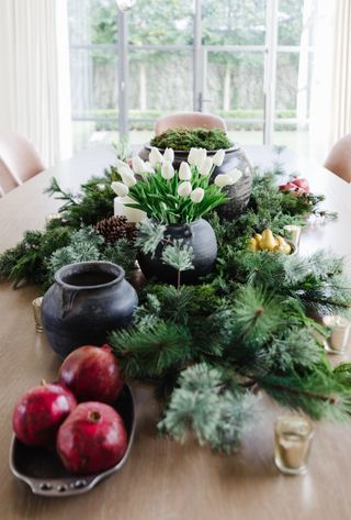 Christmas table decor by Marie Flanigan