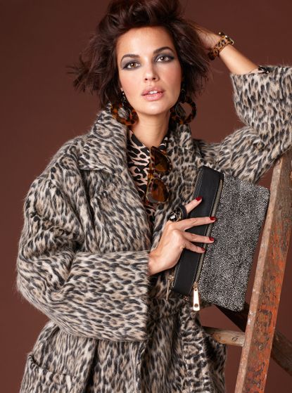 Leopard print hotsell coat petite