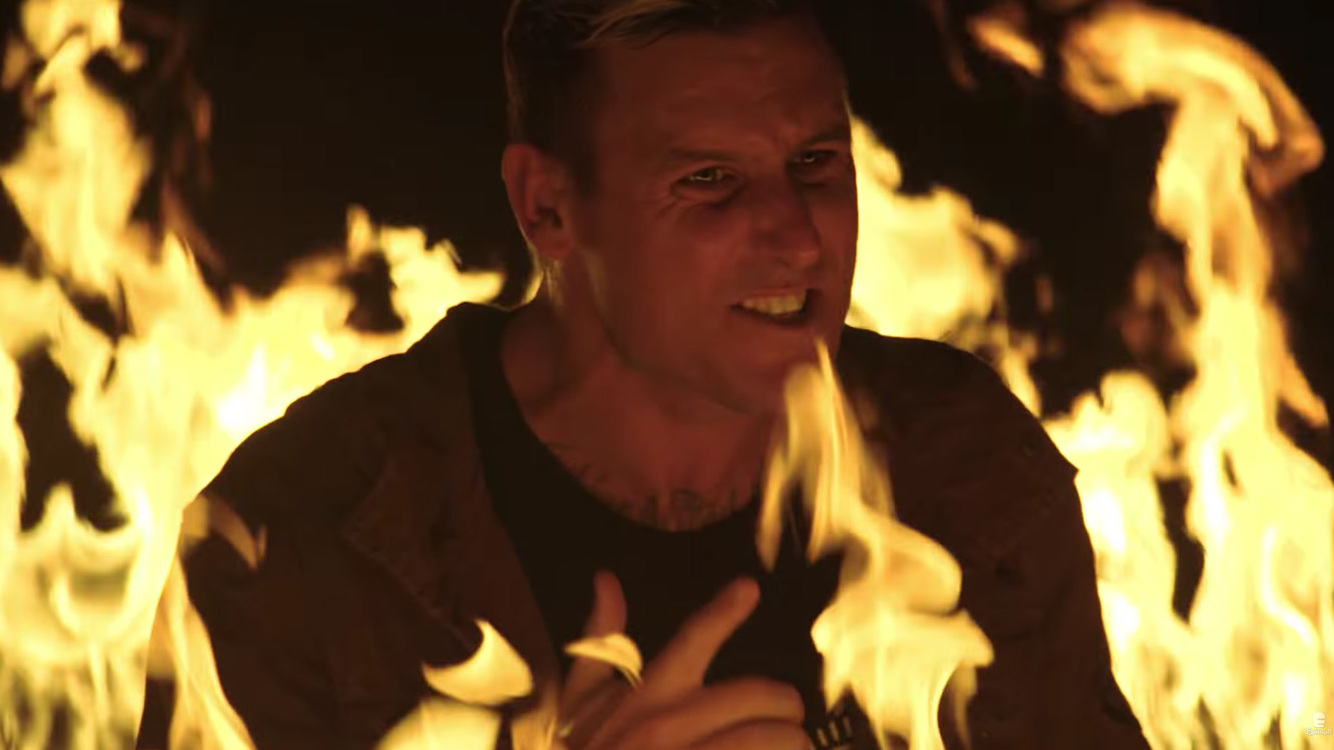 A still from the Devil&#039;s Calling video