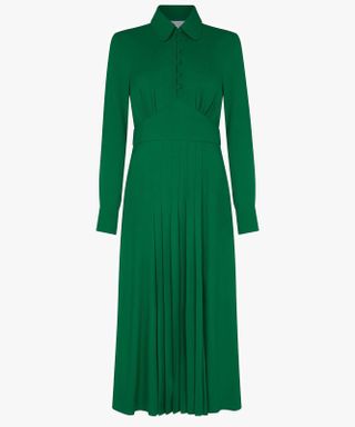 Ghost Claudette Satin Crepe Dress, £189, John Lewis