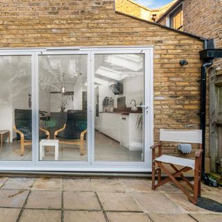 terraced house side return extension with bi-fold doors