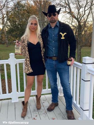 Yellowstone fans dressed as rip and beth