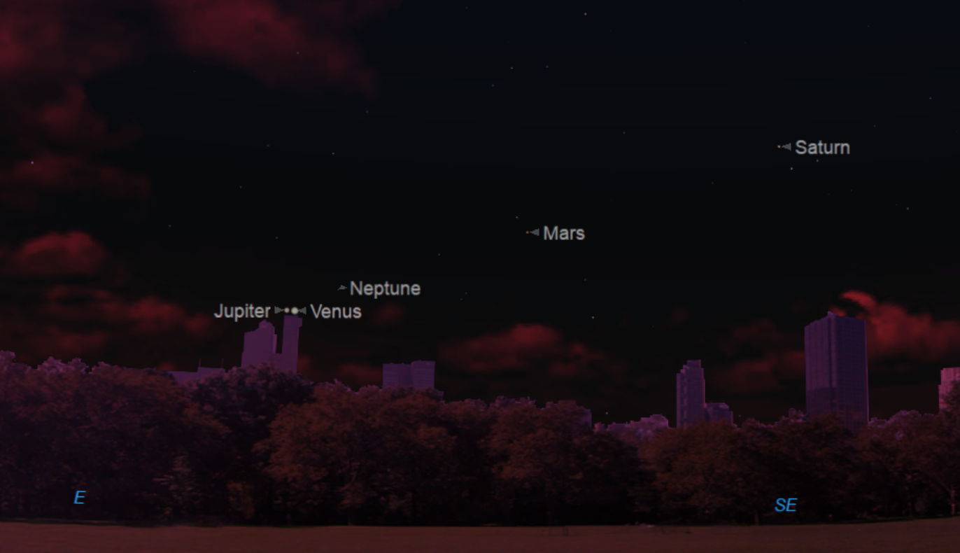 Saturn, Mars, Jupiter and Venus will be visible on April 30, 2022