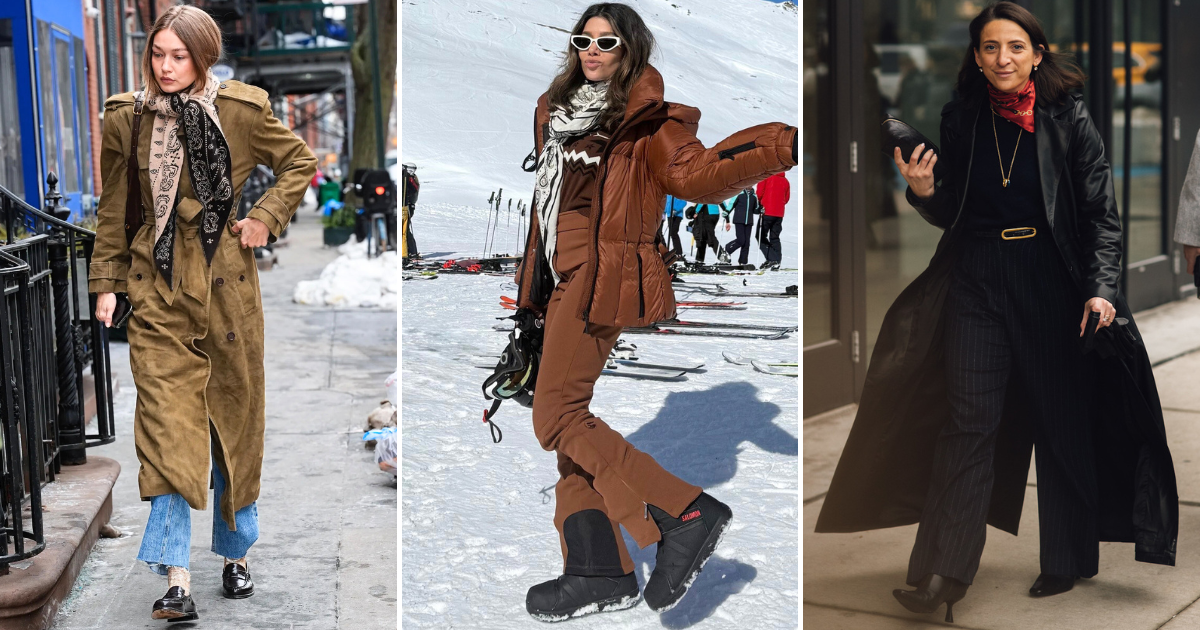 Forget the Viral Triangle Scarf—Bandana-Print Scarves Are the Cooler Alternative