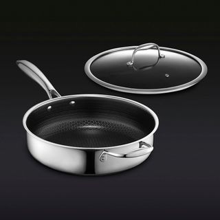 3.3qt Hybrid Deep Sauté Pan With Lid 