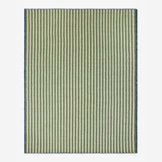 greern striped rectangular rug