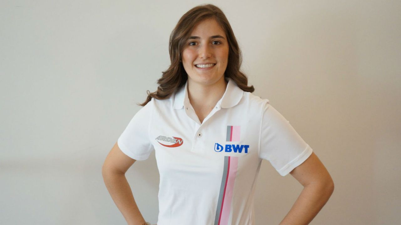 Tatiana Calderon has signed for the BWT Arden Formula 2 team 