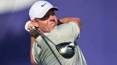 Rory McIlroy takes a shot at the DP World Tour Championship