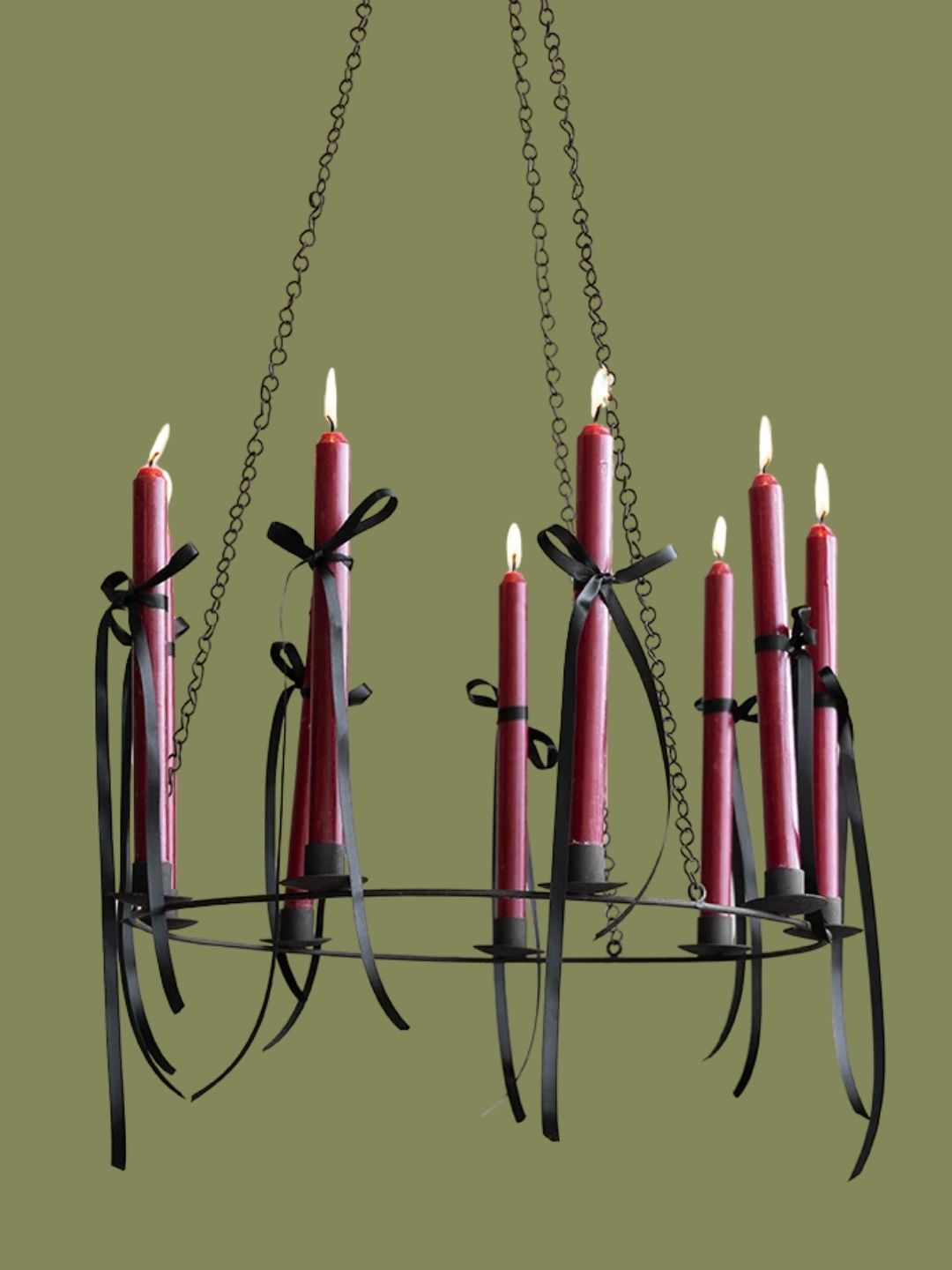 TERRACE &amp;amp; GARDEN, Chic Metal Candlestick Chandelier