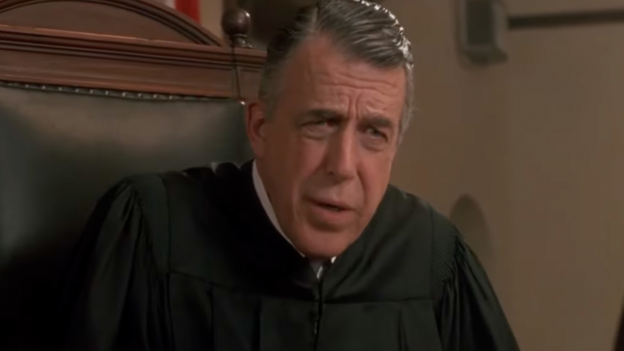 Fred Gwynn looking skeptical in My Cousin Vinny