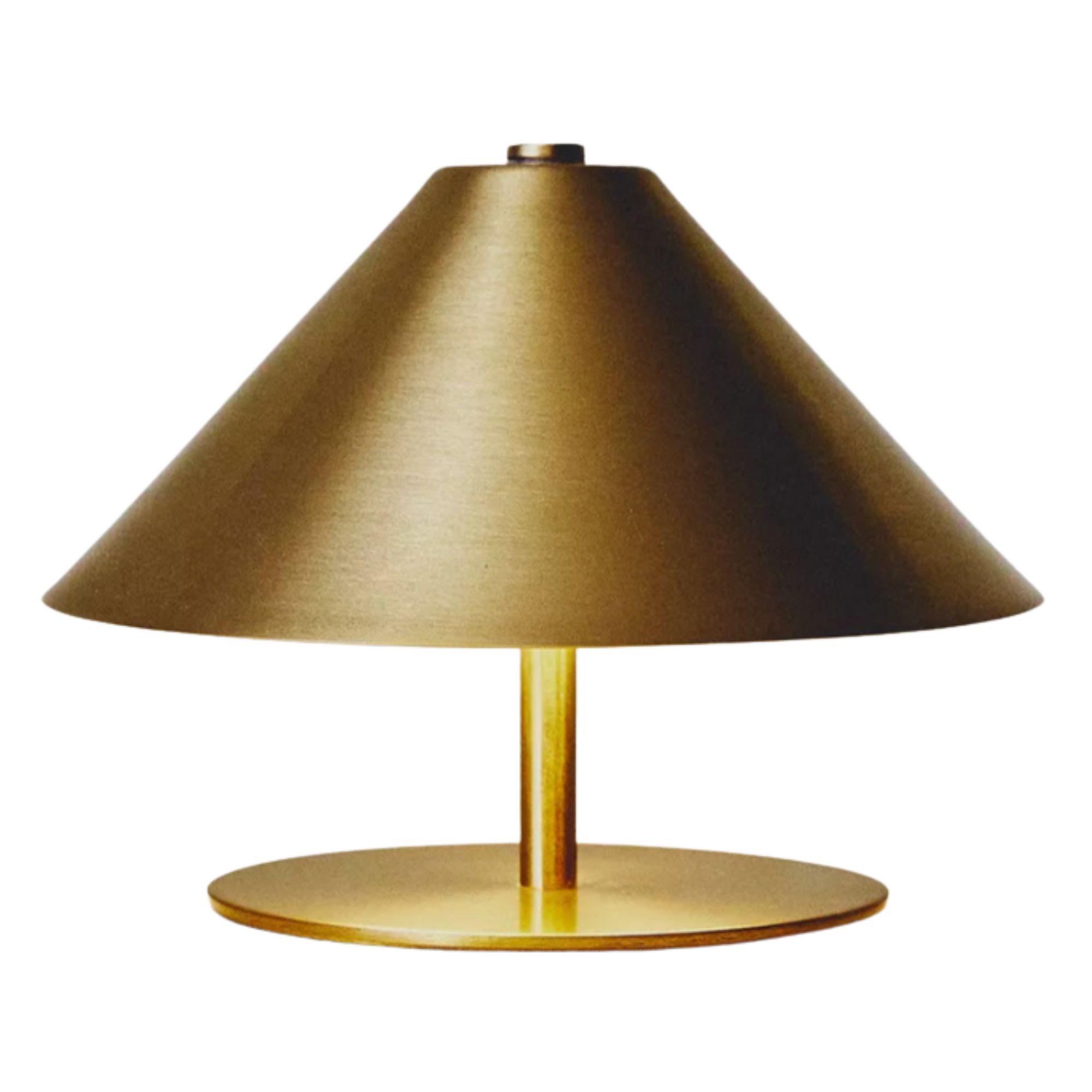 Gold CORDLESS IRON TABLE LAMP