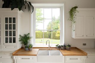 contemporary kitchen with gorgeous traditional windows by ventrolla