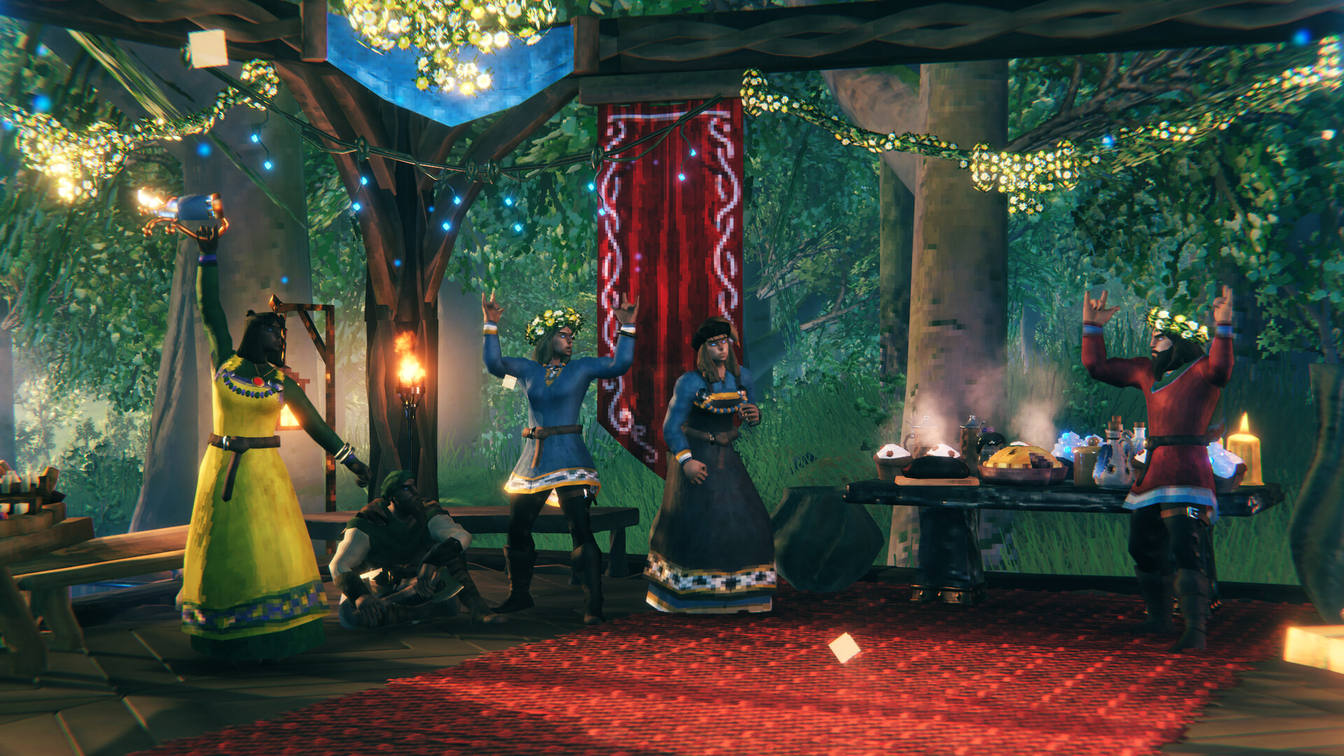 An official screenshot promoting the new Valheim content in Patch 0.221.10.