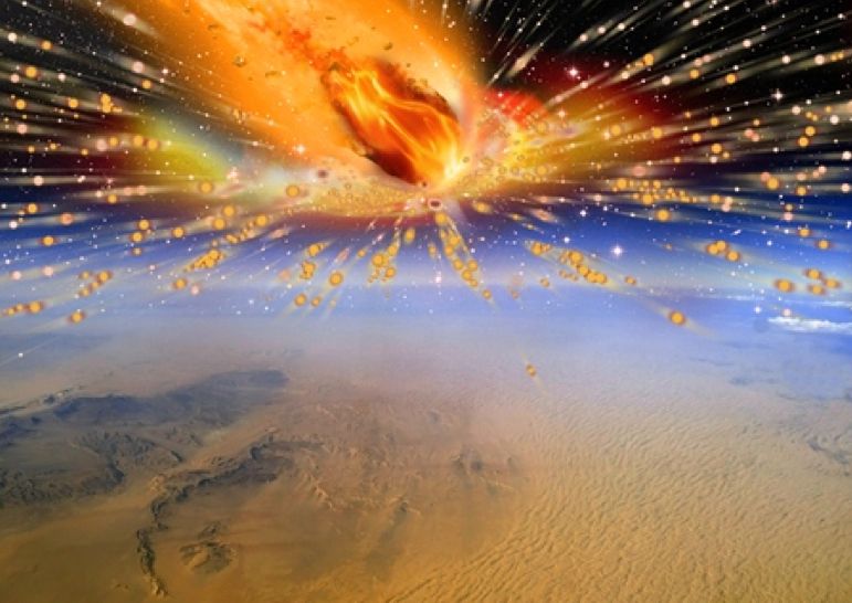 Comet Exploding Over Egypt