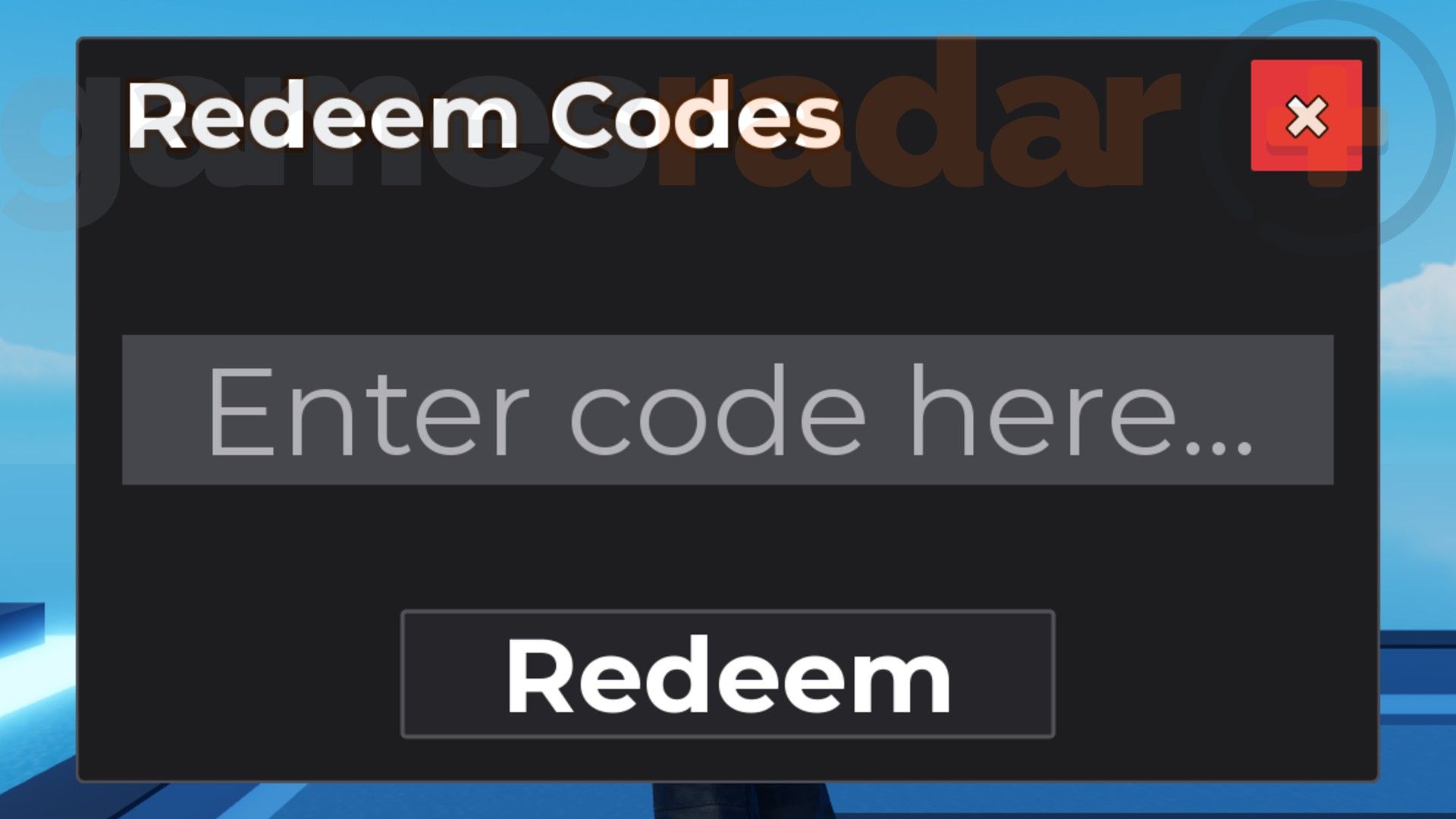 The Ball vs Ball codes redemption screen.
