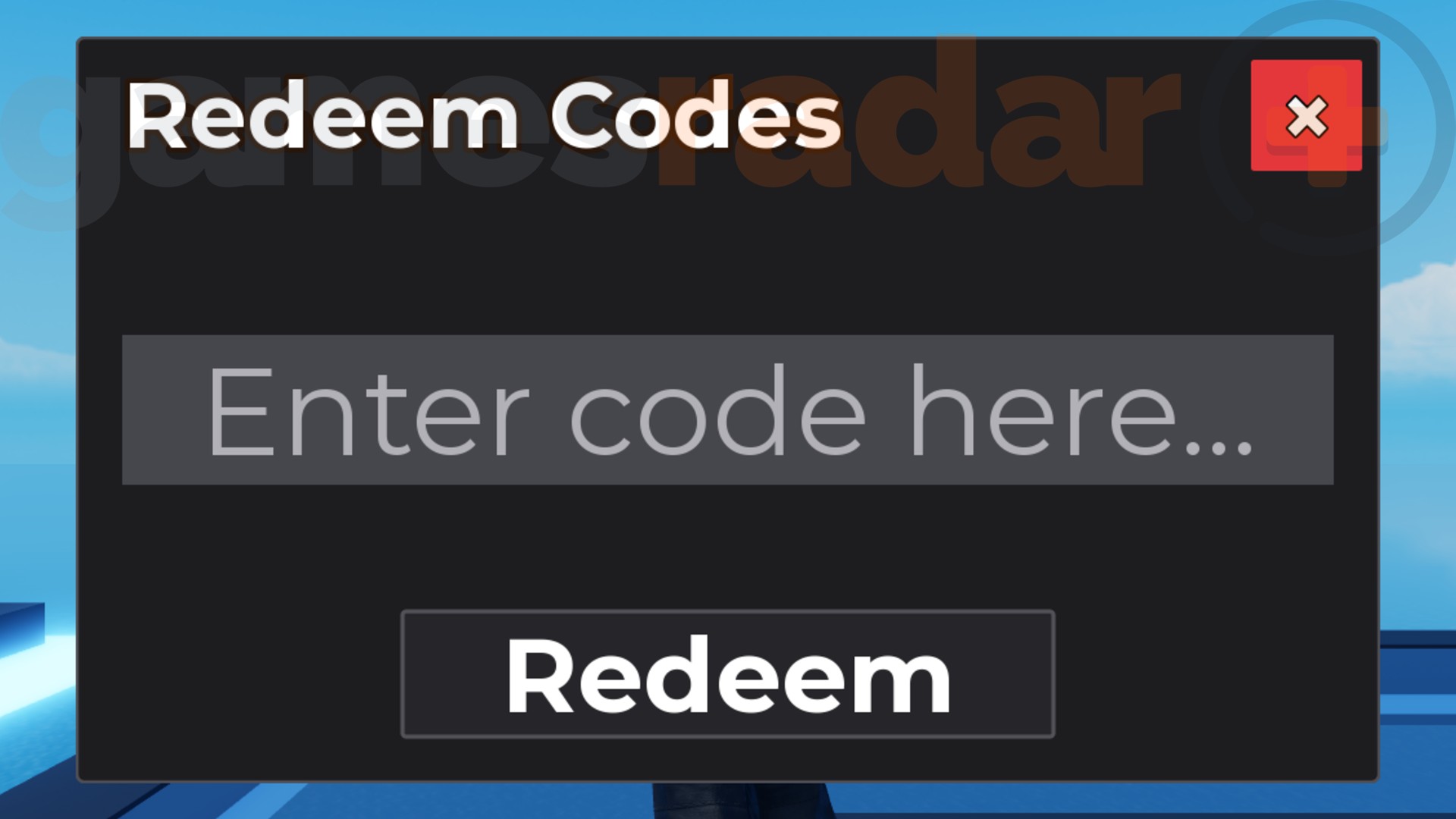 The Ball vs Ball codes redemption screen.