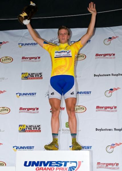 Jonas Ahistrand (CykelCity) retained his race leaders jersey.
