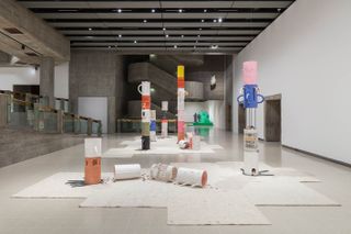 Installation view of Jonathan Baldock and Rachel Kneebone, Strange Clay Ceramics in Contemporary Art