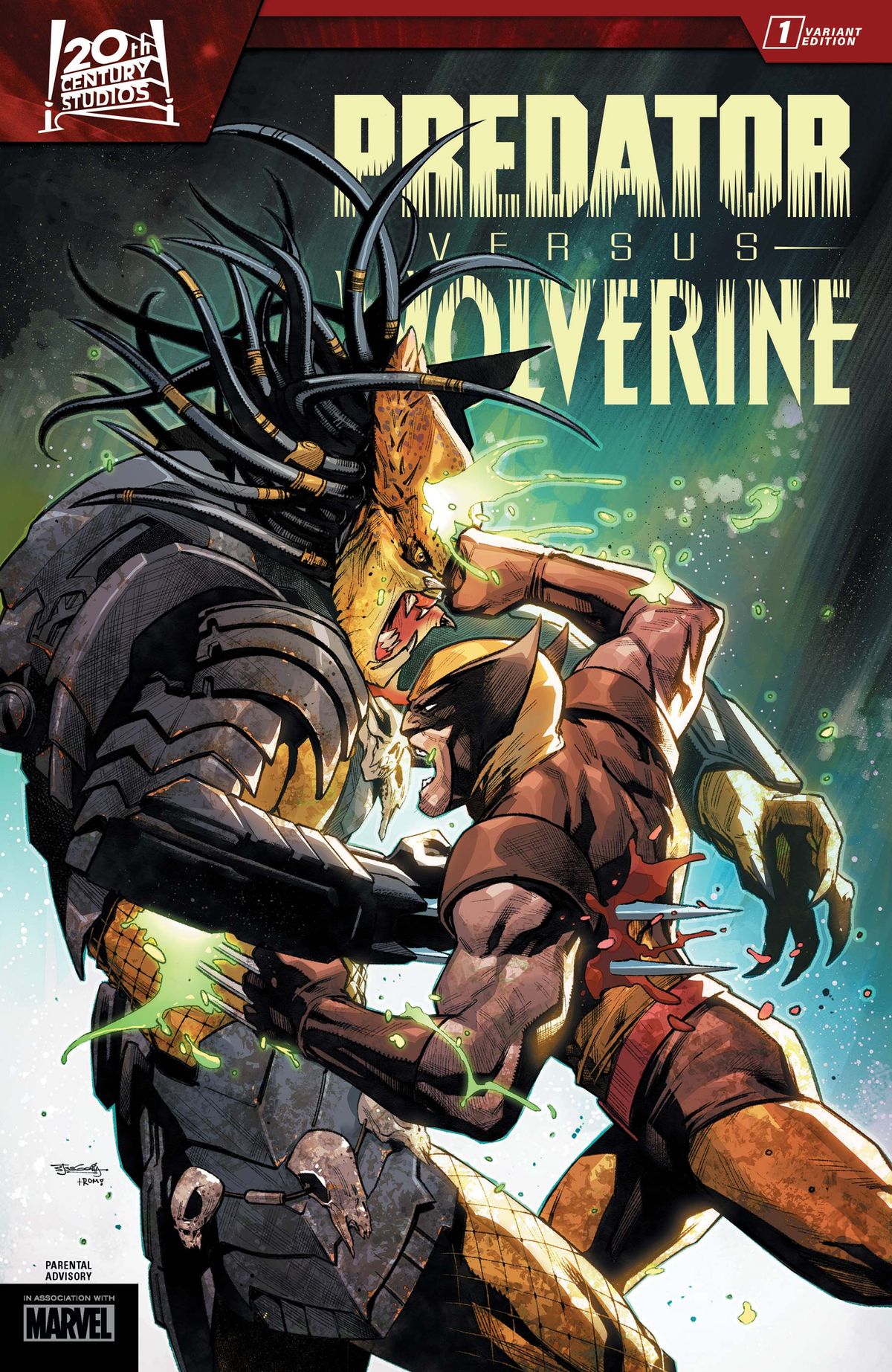 Covers for Predator Versus Wolverine #1